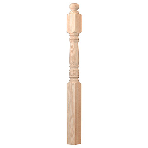 What other types and components of newel posts are there?